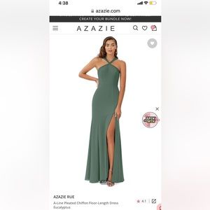 Azazie bridesmaid/wedding guest dress.